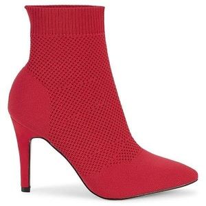 Catherine Malandrino Red Sock Boots size 9
